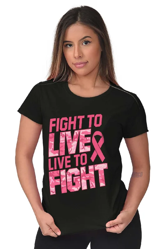 Breast Cancer Awareness Ladies T Shirt