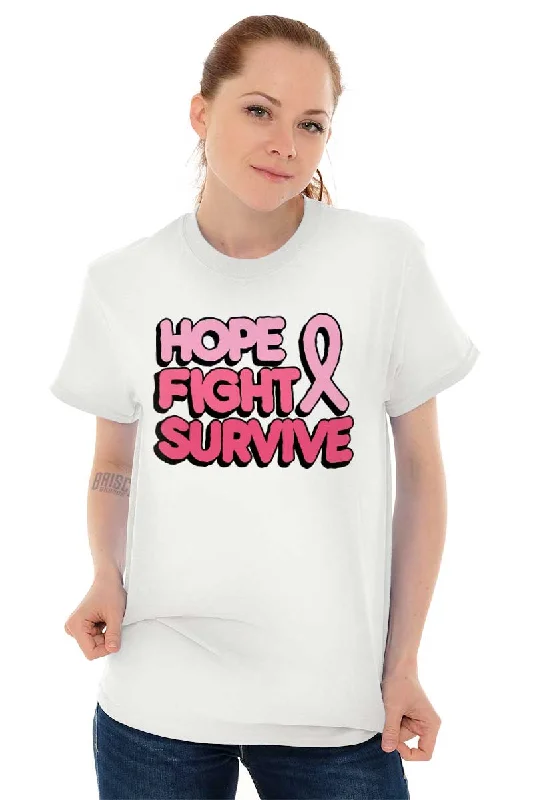 Hope Fight Survive BCA T Shirt