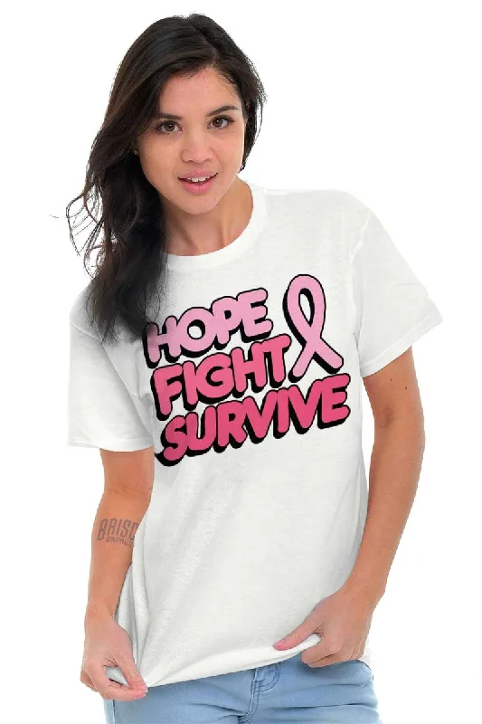 Hope Fight Survive BCA T Shirt