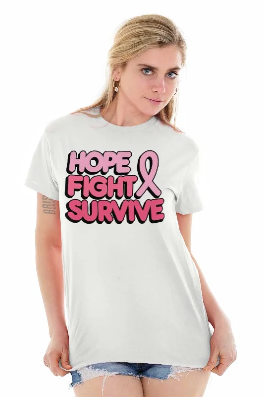 Hope Fight Survive BCA T Shirt