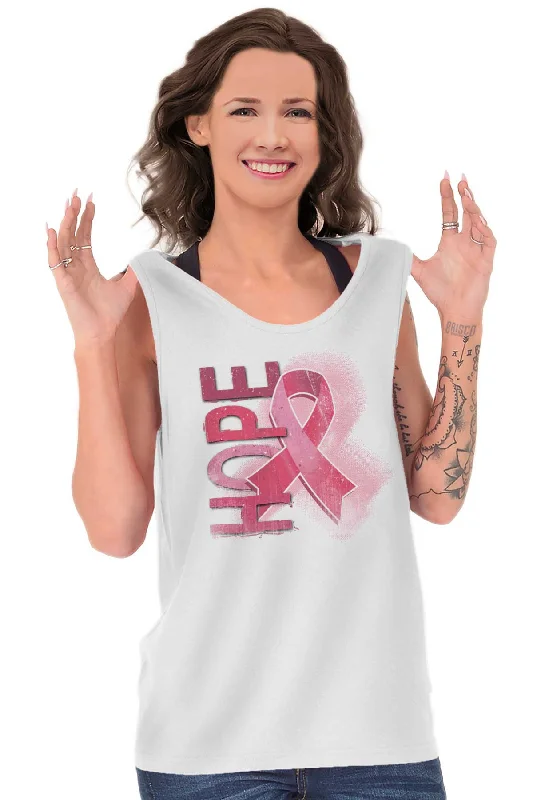 Hope Pink Ribbon Tank Top