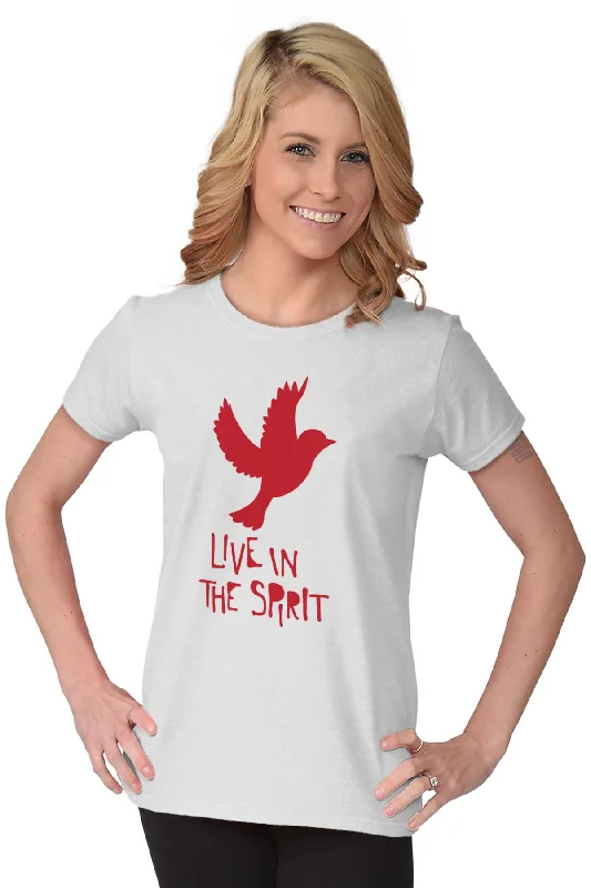 Live In Spirit Ladies T Shirt