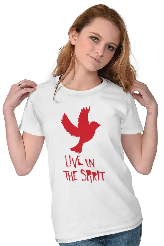 Live In Spirit Ladies T Shirt