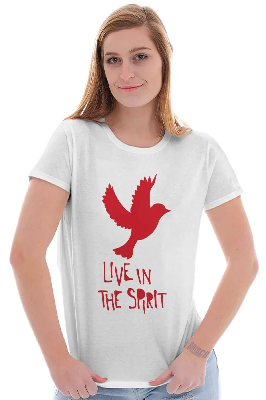 Live In Spirit Ladies T Shirt