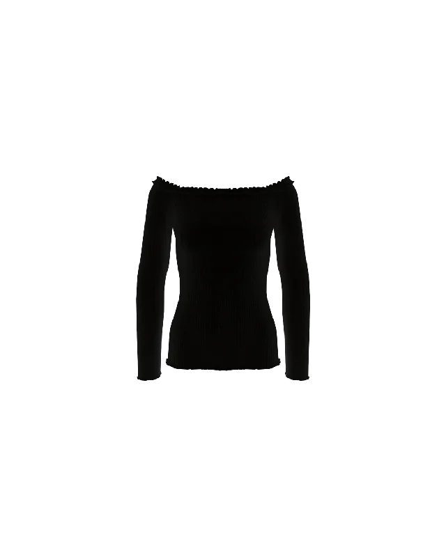 LOLLO LONG SLEEVE BLACK