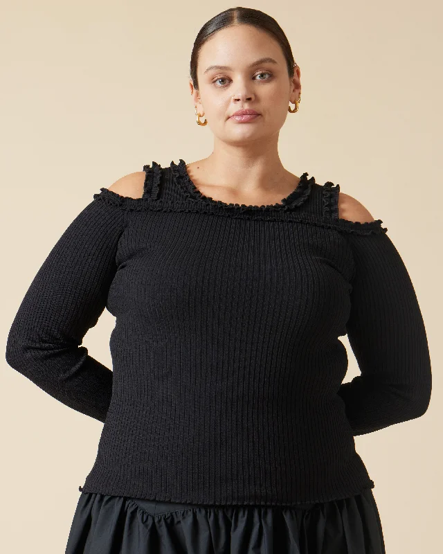 LOLLO LONG SLEEVE BLACK