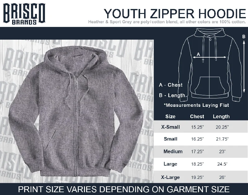 Love Faith Hope Youth Zip Hoodie