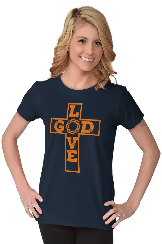 Love God Ladies T Shirt