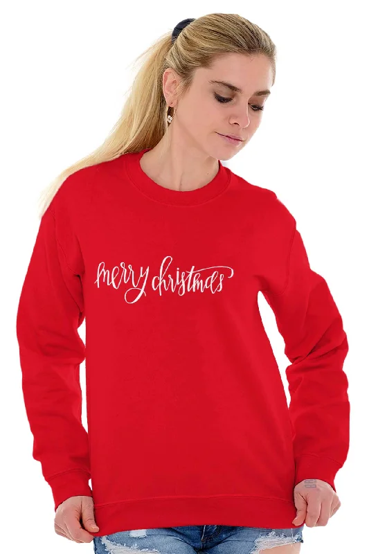 Merry Christmas Crewneck Sweatshirt