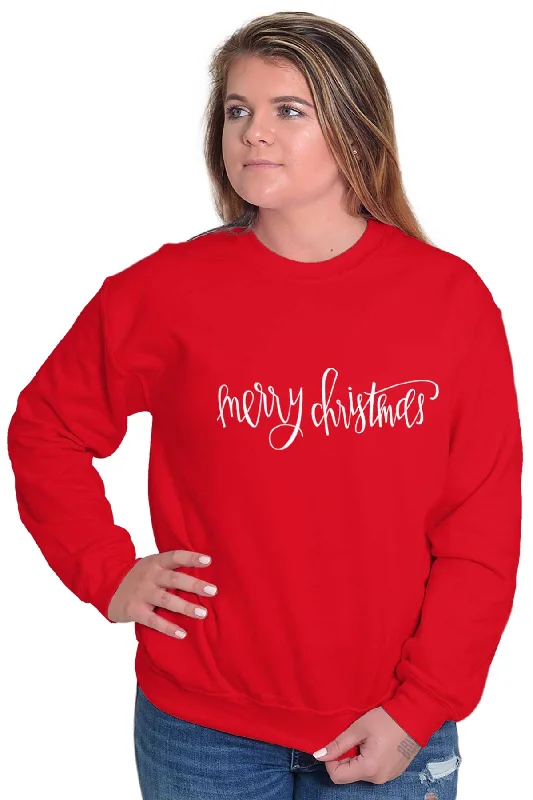 Merry Christmas Crewneck Sweatshirt