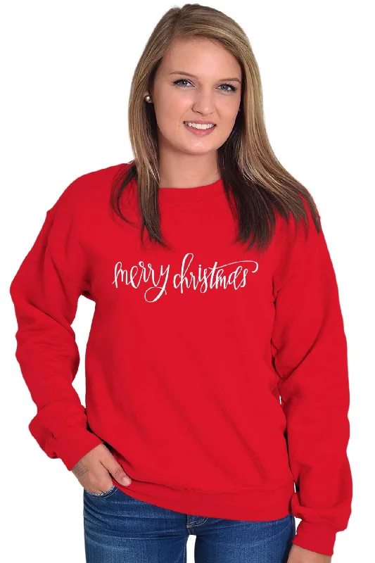 Merry Christmas Crewneck Sweatshirt