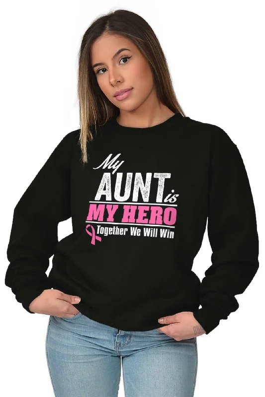 My Aunt My Hero Crewneck Sweatshirt