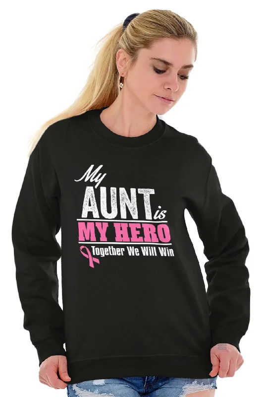 My Aunt My Hero Crewneck Sweatshirt