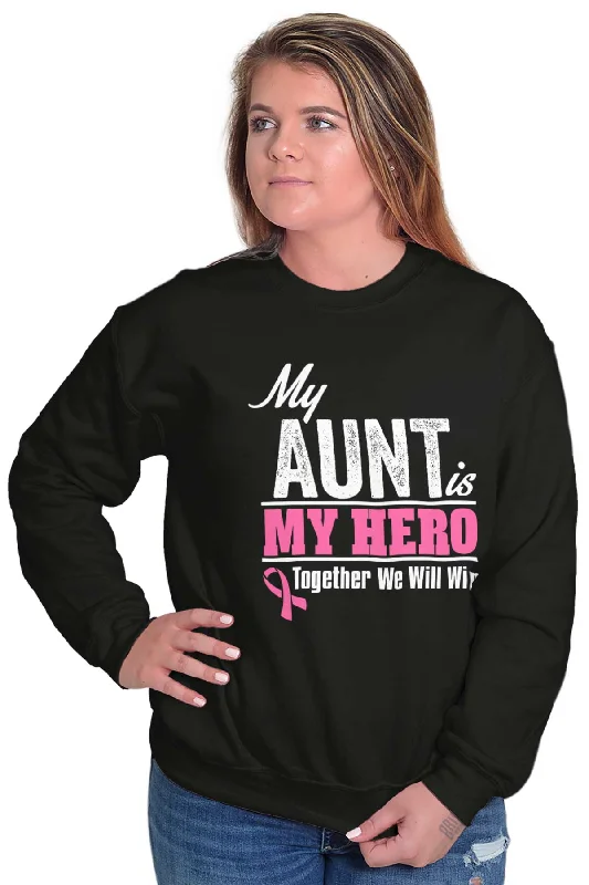 My Aunt My Hero Crewneck Sweatshirt