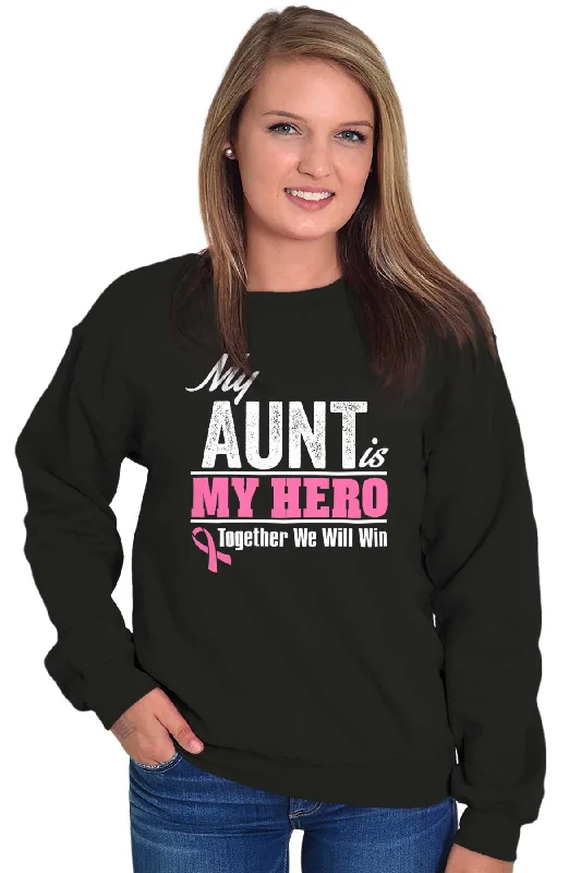 My Aunt My Hero Crewneck Sweatshirt