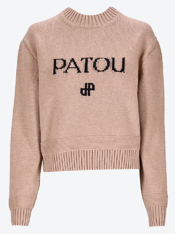 Patou jp intarsia sweater