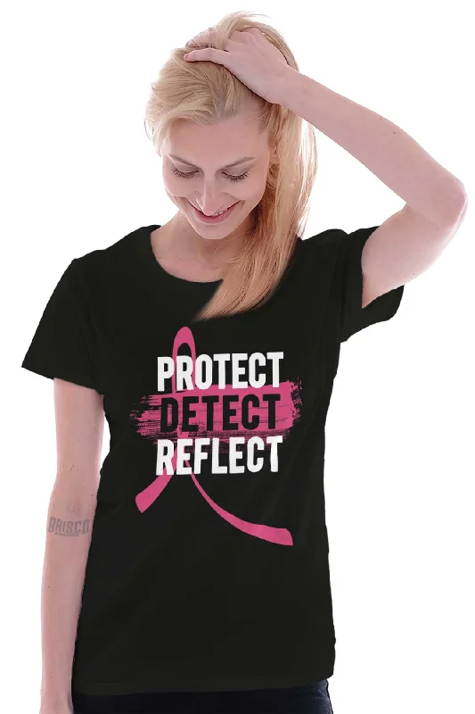 Protect Detect Reflect Ladies T Shirt