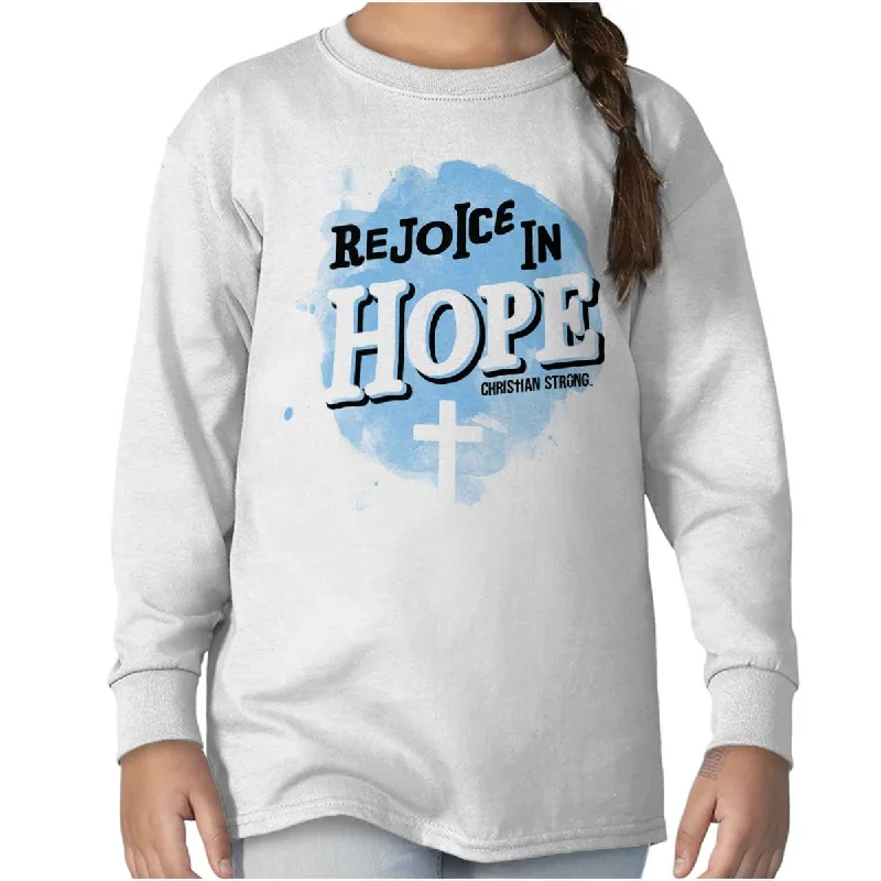 Rejoice in Hope Youth Long Sleeve T-Shirt