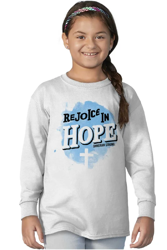 Rejoice in Hope Youth Long Sleeve T-Shirt