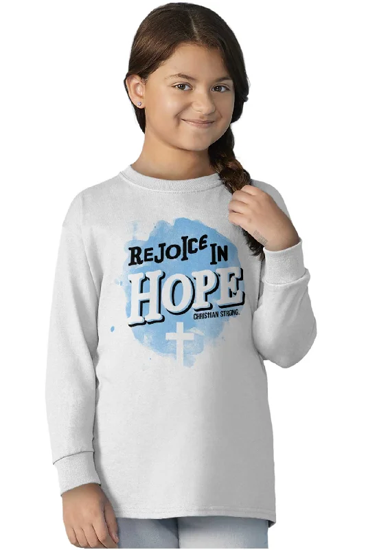 Rejoice in Hope Youth Long Sleeve T-Shirt