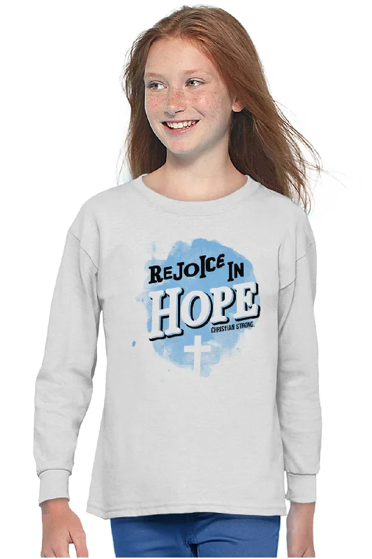 Rejoice in Hope Youth Long Sleeve T-Shirt