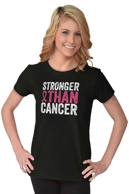 Stronger Than Cancer Ladies T Shirt