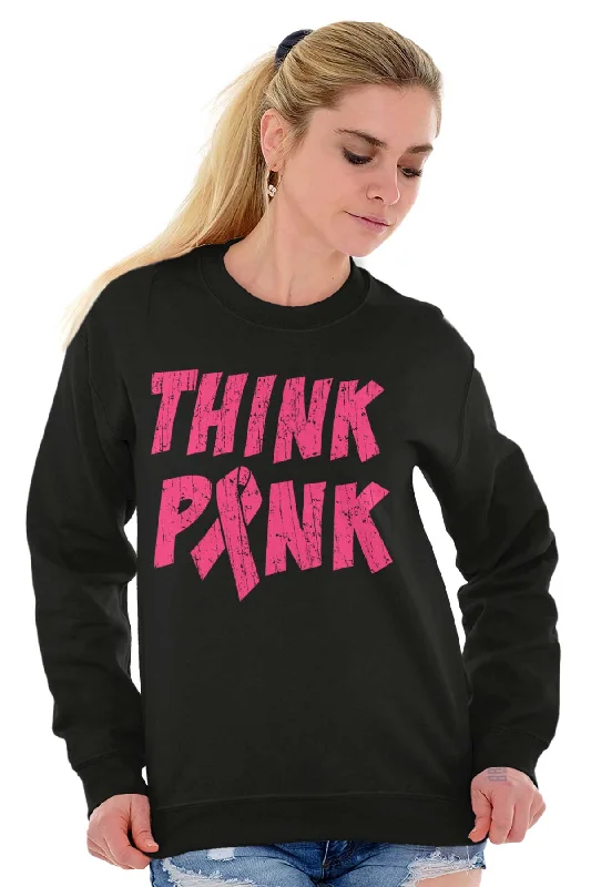 Think Pink Crewneck Sweatshirt