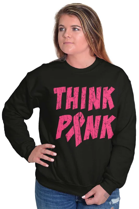 Think Pink Crewneck Sweatshirt