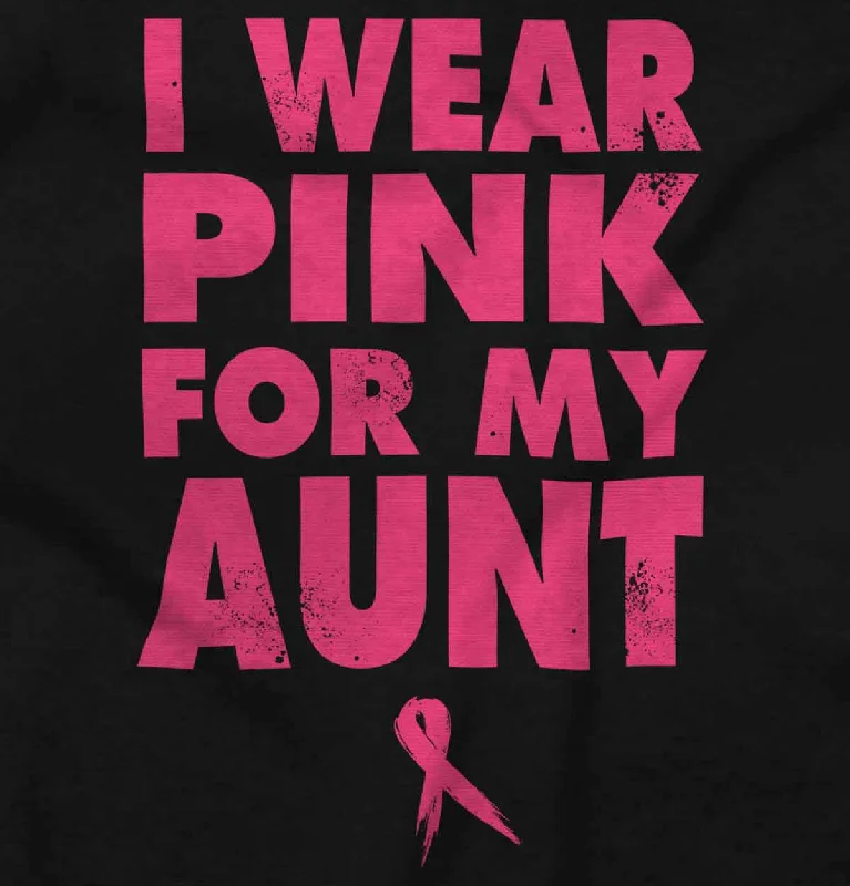 I Wear Pink For My Aunt Crewneck Sweatshirt