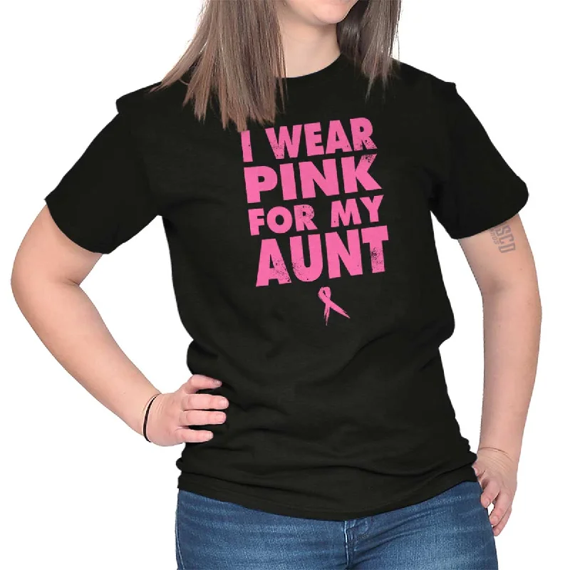 I Wear Pink For My Aunt T Shirt