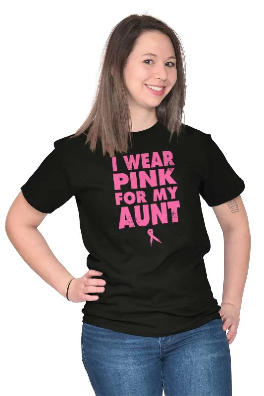 I Wear Pink For My Aunt T Shirt