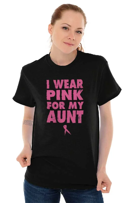 I Wear Pink For My Aunt T Shirt