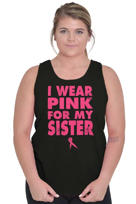 Wear Pink For My Sister Tank Top