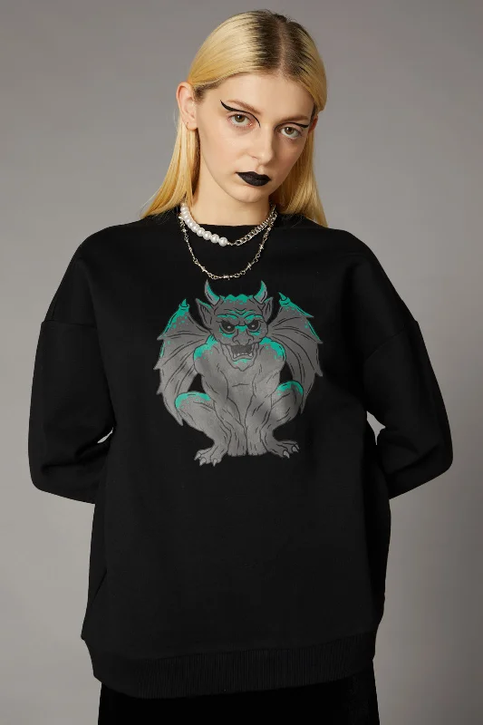 Gargoyle Print Sweater