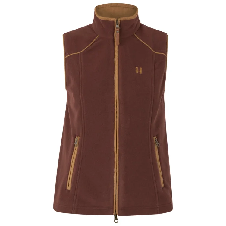 Harkila Ladies Sandhem 200 Waistcoat - Burgundy