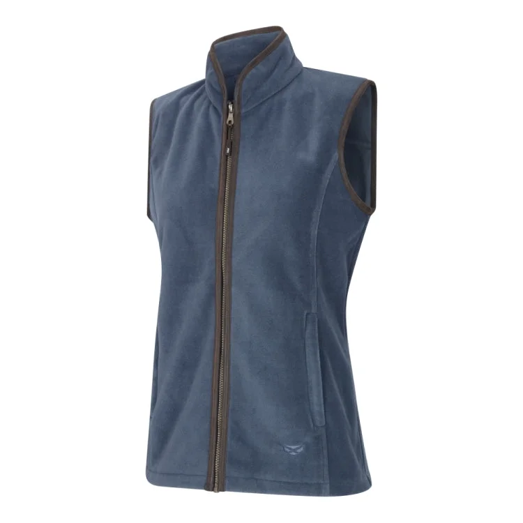 Hoggs of Fife Ladies Stenton Fleece Gilet - Slate Grey