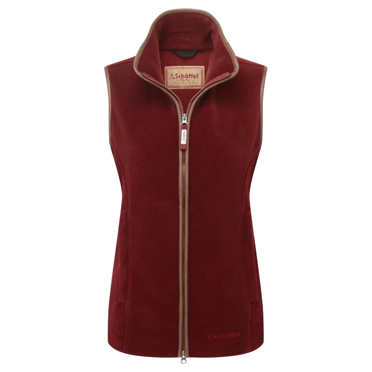 Schoffel Ladies Lyndon Gilet - Claret