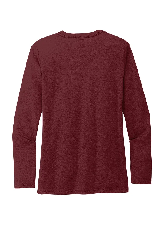 Allmade Womens Long Sleeve Crewneck T-Shirt - Vino Red