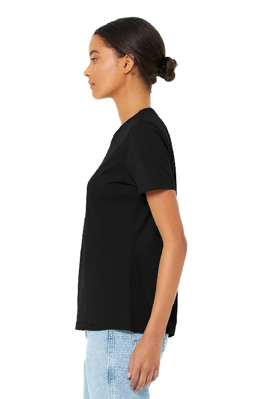 Bella + Canvas Womens Relaxed Jersey Short Sleeve Crewneck T-Shirt - Black