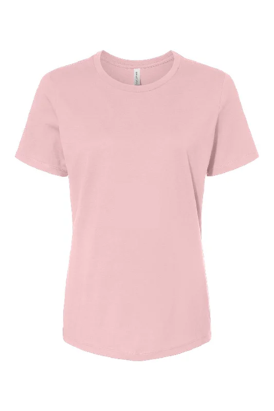 Bella + Canvas Womens Relaxed Jersey Short Sleeve Crewneck T-Shirt - Pink