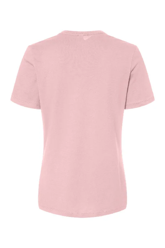 Bella + Canvas Womens Relaxed Jersey Short Sleeve Crewneck T-Shirt - Pink