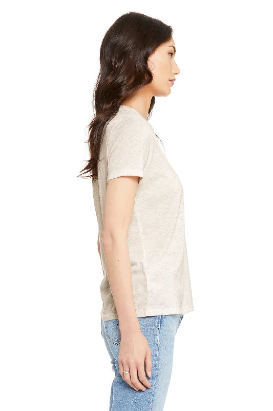 Bella + Canvas Womens Short Sleeve Crewneck T-Shirt - Oatmeal