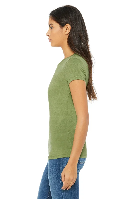 Bella + Canvas Womens The Favorite Short Sleeve Crewneck T-Shirt - Heather Green