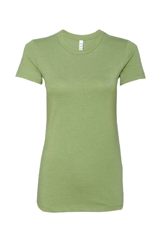 Bella + Canvas Womens The Favorite Short Sleeve Crewneck T-Shirt - Heather Green