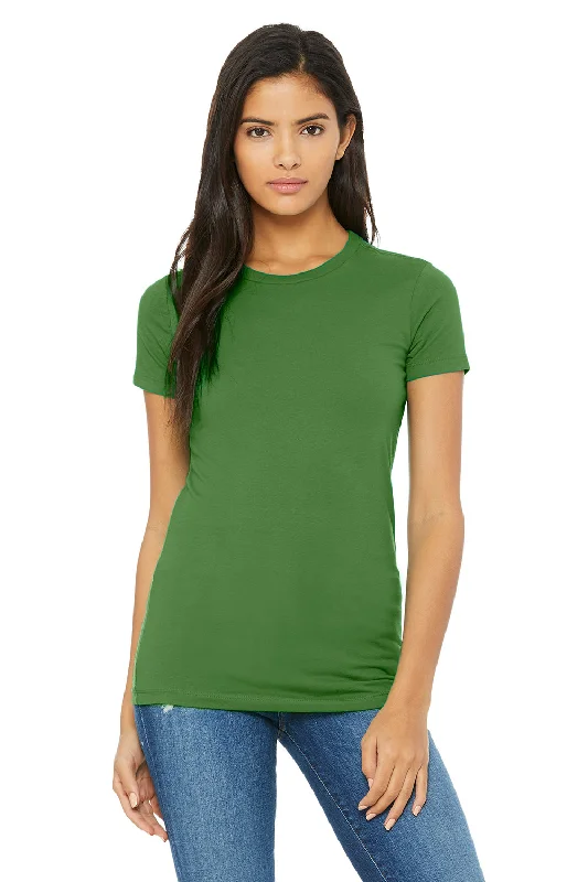 Bella + Canvas Womens The Favorite Short Sleeve Crewneck T-Shirt - Leaf Green