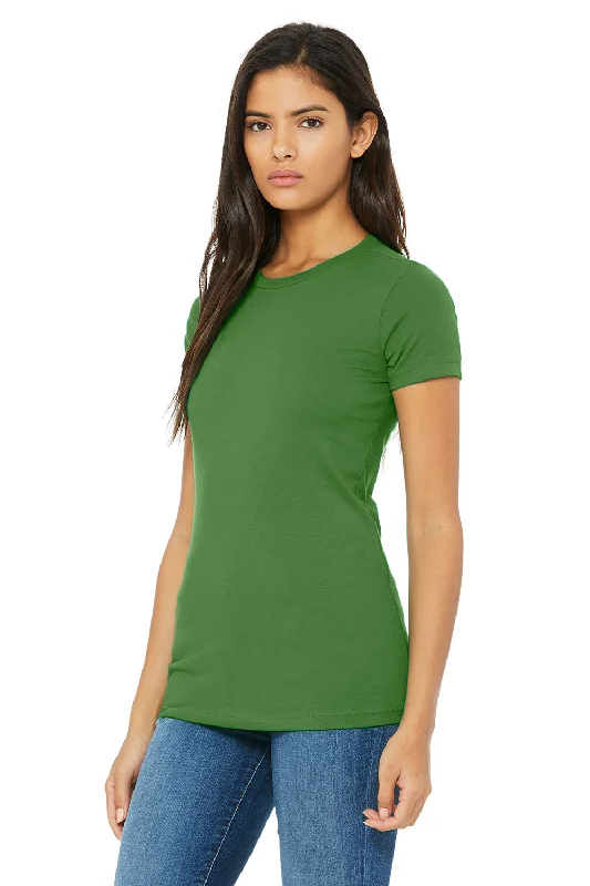 Bella + Canvas Womens The Favorite Short Sleeve Crewneck T-Shirt - Leaf Green