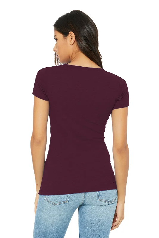 Bella + Canvas Womens The Favorite Short Sleeve Crewneck T-Shirt - Maroon