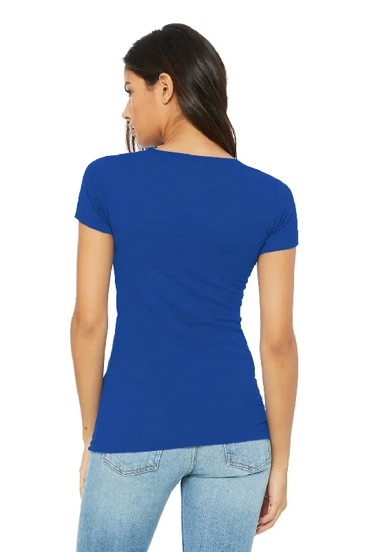 Bella + Canvas Womens The Favorite Short Sleeve Crewneck T-Shirt - True Royal Blue