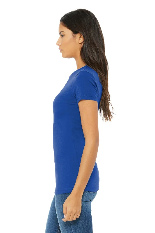 Bella + Canvas Womens The Favorite Short Sleeve Crewneck T-Shirt - True Royal Blue