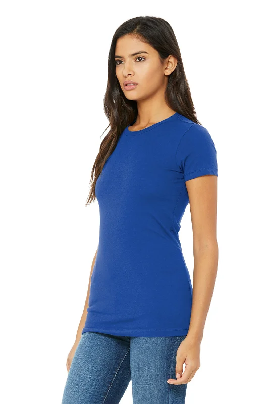 Bella + Canvas Womens The Favorite Short Sleeve Crewneck T-Shirt - True Royal Blue